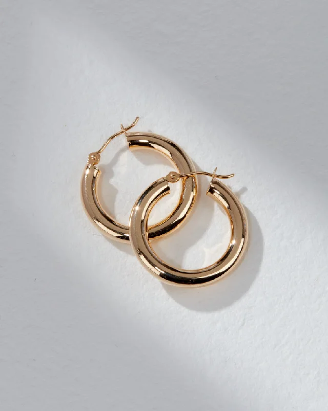 Best hoop earrings with delicate chain details for a trendy and stylish design-The Real Deal Baby Amalfi Hoops