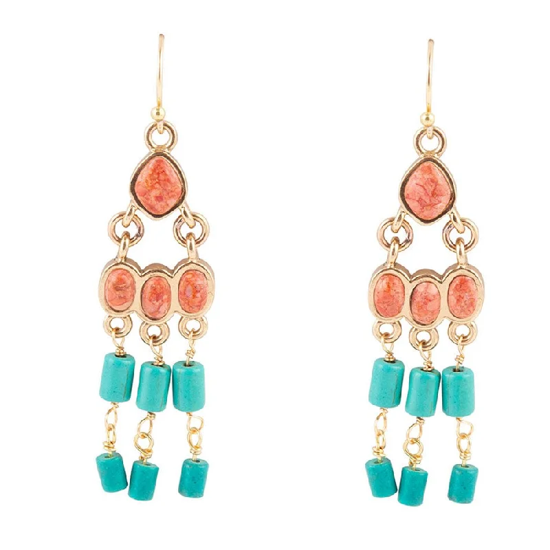 Best hoop earrings with crescent-shaped designs for a bold, moon-inspired style-Western Skies Chandelier Earrings