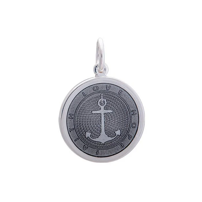 Necklaces and pendants with love knot designs for a romantic, meaningful symbol-Anchor Pewter