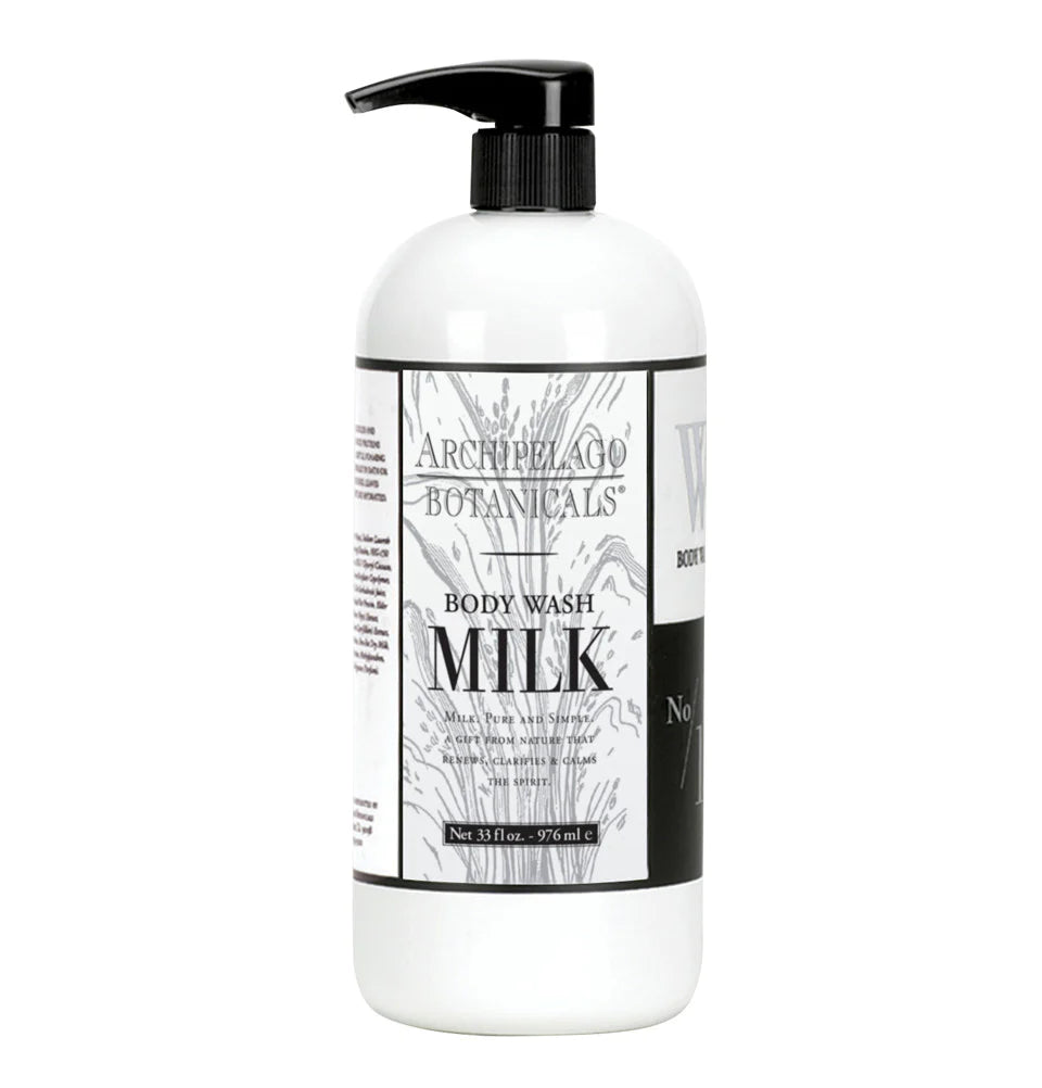 Elegant necklaces and pendants with infinity symbols for timeless designs-Archipelago Botanicals | Body Wash Milk 33 oz