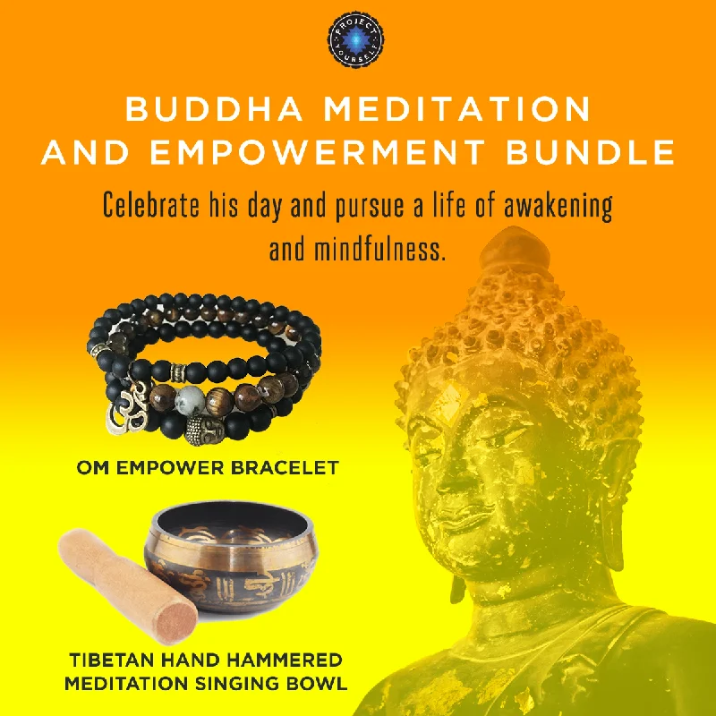 Best necklaces and pendants with black diamonds for an edgy, bold statement-Buddha Meditation and Empowerment Bundle