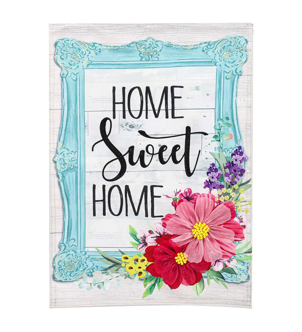 Necklaces and pendants with star-shaped designs for a whimsical, celestial touch-Evergreen- Home Sweet Home Frame Garden Flag