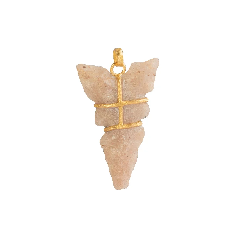 Necklaces and pendants with ocean-inspired designs for a refreshing, beachy feel-Single Drop Arrowhead Pendant